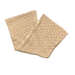 Merona Tan Gray Cream Chevron Infinity Knit Scarf